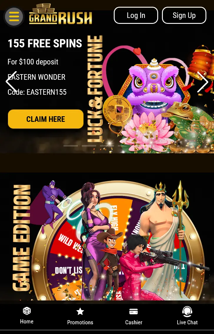 grand rush casino promotions